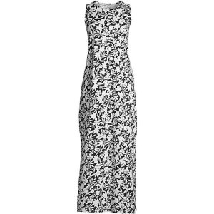 Women's Cotton Jersey Sleeveless Swim Cover-up Maxi Dress