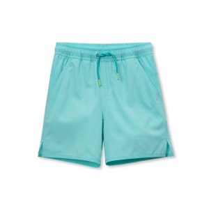 Boys Chlorine Resistant Magic Print Hydroliner Sport Swim Trunks