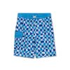 Boys Chlorine Resistant Stretch Printed Hydroliner Board Swim Trunks