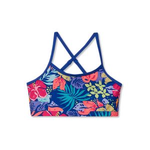 Girls Chlorine Resistant Criss Cross Bikini Top