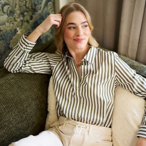 No Iron Button Front Shirt