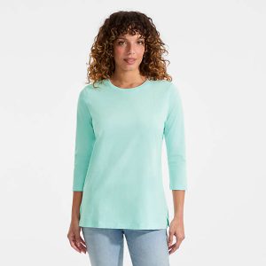 Women's 3/4 Sleeve Cotton Supima Tunic