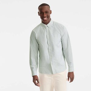 Men's Long Sleeve Easy Fit Sail Rigger Oxford Shirt