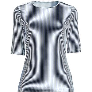 Women's Elbow Sleeve Crewneck Garden Tee- Sunshade UPF 50 Quick Dry