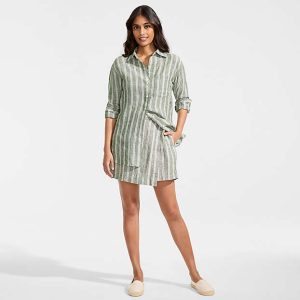 Women's Linen Above the Knee Skort