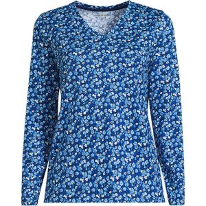 Women's Relaxed Supima V-neck T-shirt