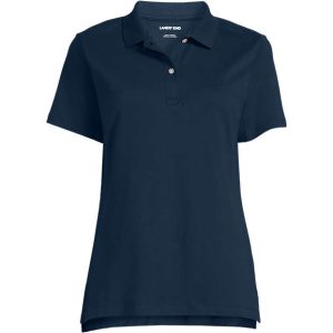 Women's Short Sleeve Feminine Fit Interlock Polo Shirt