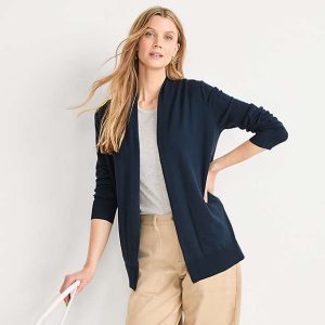 Women's Long Sleeve Open Long Cardigan Sweater