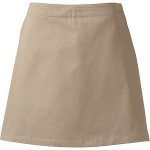 Women's Blend Chino Skort Above Knee