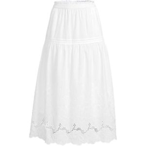 Women's Voile Eyelet Maxi Skirt