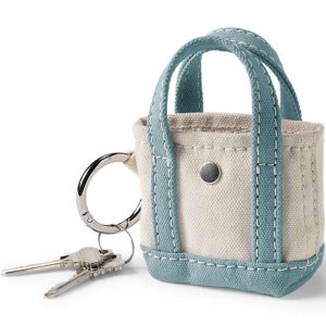 Micro Canvas Tote Charm