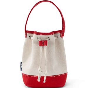 Canvas Drawstring Bucket Bag