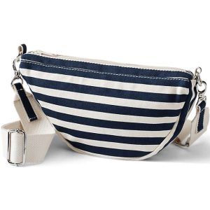 Canvas Crescent Crossbody Bag