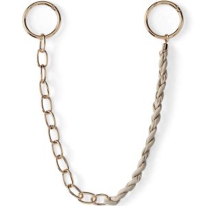Faux Leather Link Mix Bag Chain