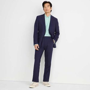 Men's Comfort Waist Year'rounder Stretch Wool Dress Pants