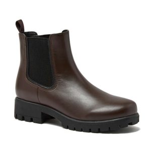 School Uniform Women's Classic Leather Chelsea Boots