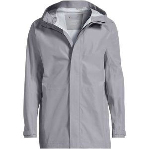 School Uniform Men's Waterproof Hooded Packable Rain Jacket