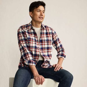 Men's Long Sleeve RainDefense Flannel Shirt