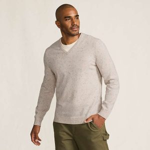 Men's Cashmere V-neck Sweater