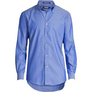 Men's Long Sleeve Buttondown No Iron Pinpoint Shirt