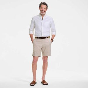 Men's 7" Classic Fit Linen Blend Short