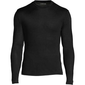 Men's Silk Long Underwear Crew Neck