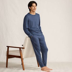 Men's Long Sleeve Brush Back Crew