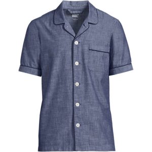 Men's Short Sleeve Essential Pajama Shirt
