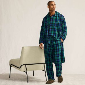 Men's Flannel 3 Piece Pajama Set