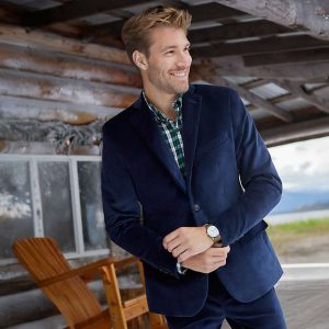Men's Velvet Blazer