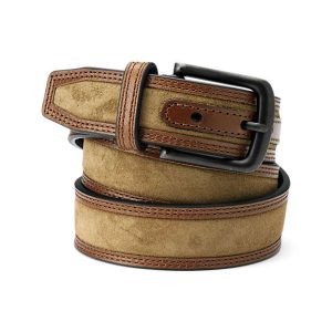 Men's Rugged Leather Belt