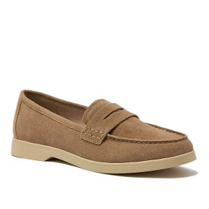 Men's Suede Penny Loafers