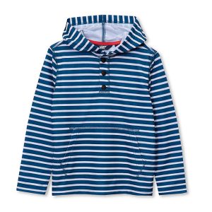 Boys Henley Pullover Hoodie