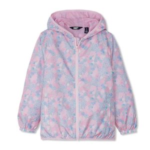 Kids Waterproof Hooded Packable Rain Jacket