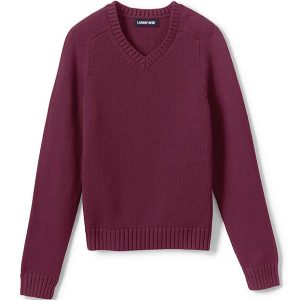 Kids Cotton Modal V-neck Sweater