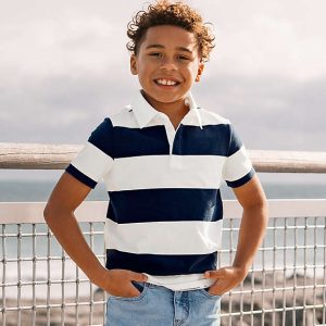 Boys Short Sleeve Rugby Polo