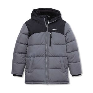 Boys Water Resistant Sherpa Lined Coat