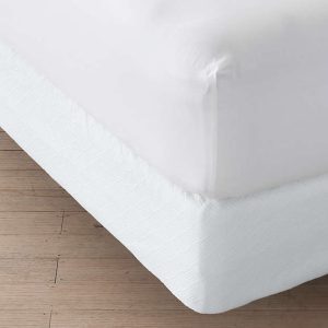 Basketweave Cotton Matelasse Box Spring Cover