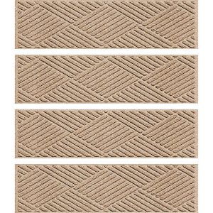 Matterly 8.5" x 30" Diamonds Waterhog® Stair Treads - Set of 4