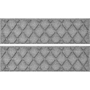 Matterly 8.5" x 30" Argyle Waterhog® Stair Treads - Set of 4