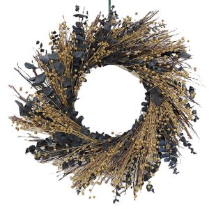 Teufel 18" Preserved Eucalyptus and Flax Wreath