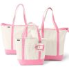 4 Pack Canvas Pocket Tote Bundle
