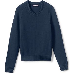 School Uniform Cotton Modal V-neck Sweater